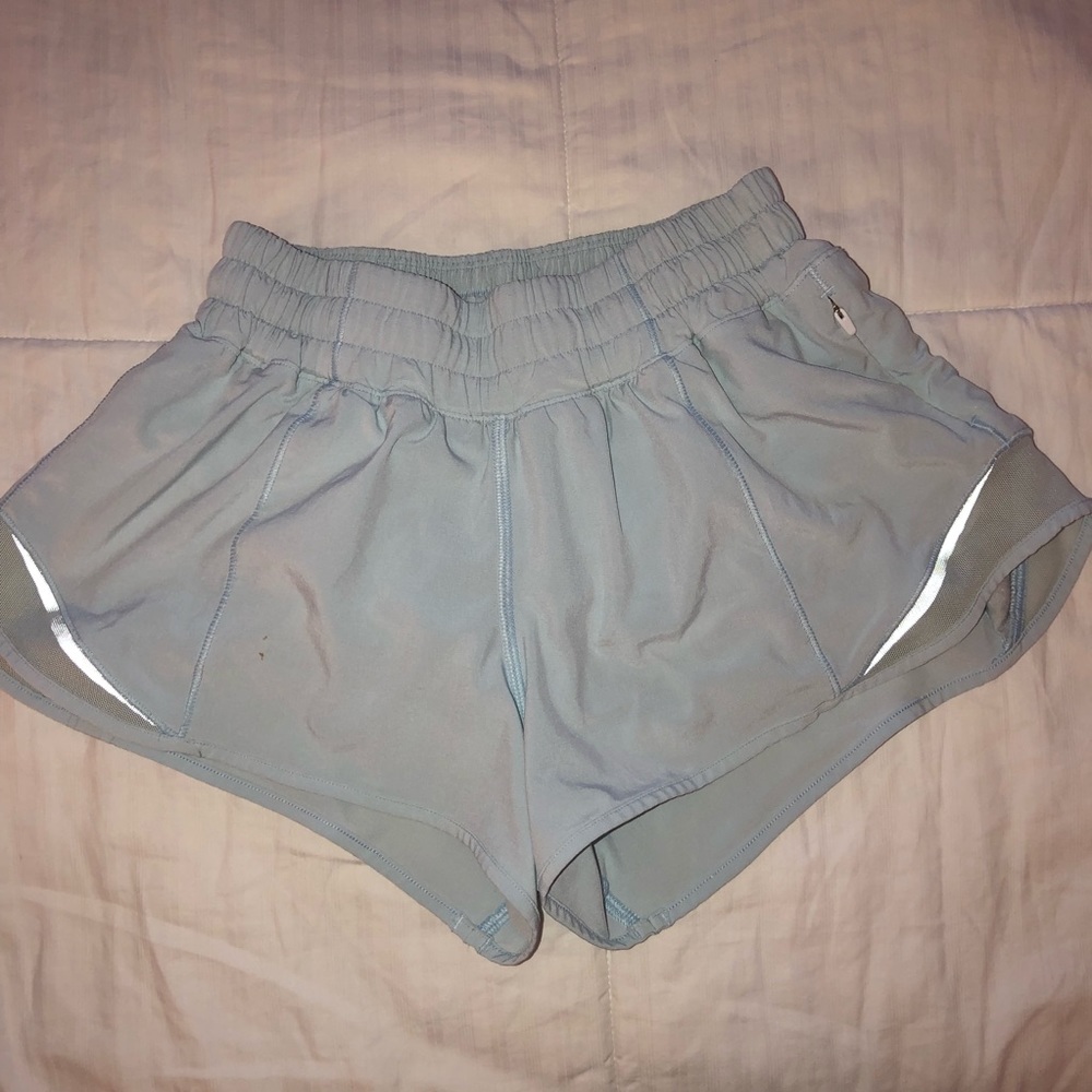 Baby blue lulu shorts💙